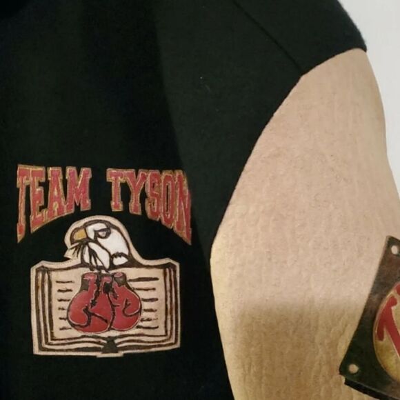 Vintage leather Mike Tyson Team Tyson Jacket. Jeff Hamilton Mike Tyson jacket. - Picture 4 of 4